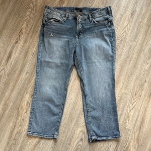 SILVER JEANS | Suki Capri Jeans | plus size 18 (I)